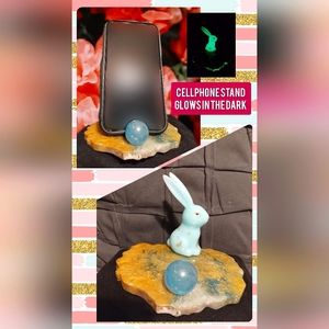 Handmade Cellphone Stand Glow in the Dark